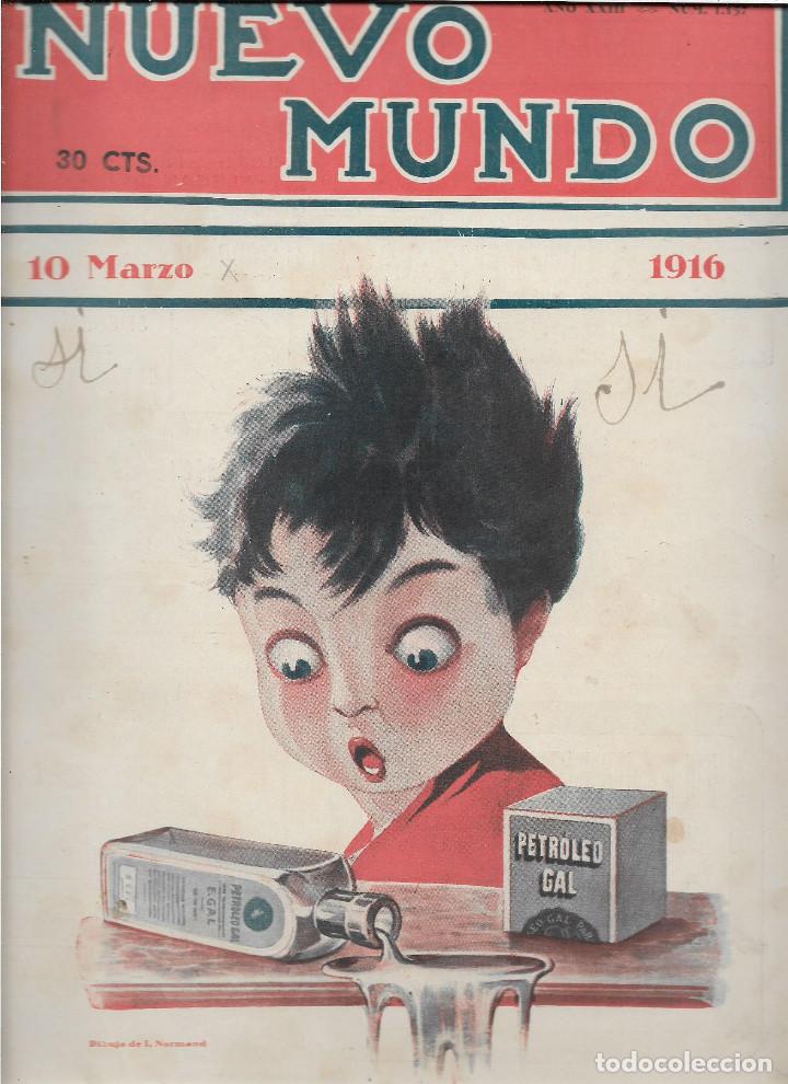 Coleccionismo de Revistas y Peri&oacute;dicos: REVISTA - NUEVO MUNDO-- FECHA, 10 MARZO 1916., VER FOTOS