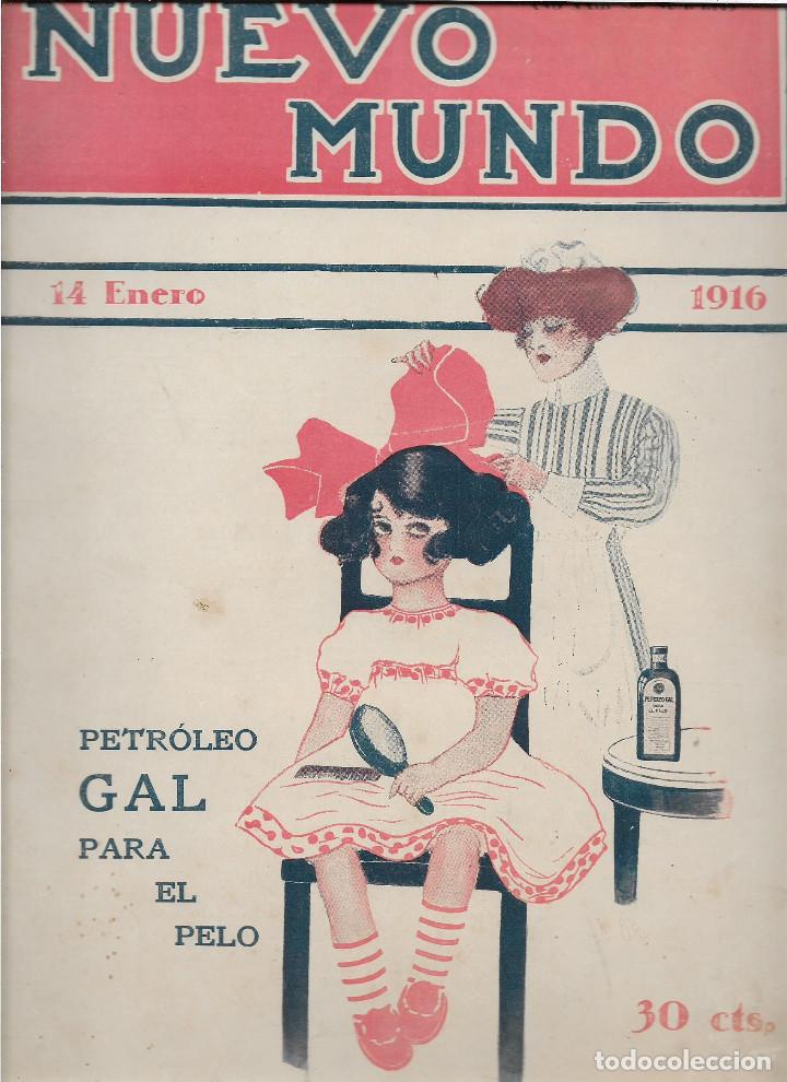 Coleccionismo de Revistas y Peri&oacute;dicos: REVISTA - NUEVO MUNDO-- FECHA, 14 ENERO 1916., VER FOTOS