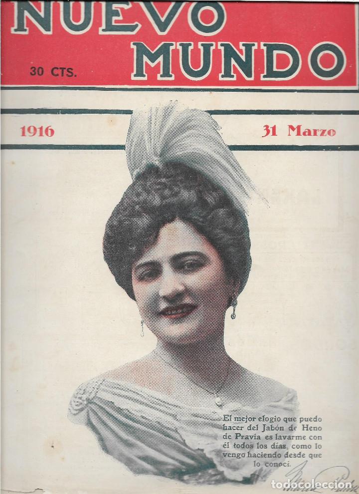 Coleccionismo de Revistas y Peri&oacute;dicos: REVISTA - NUEVO MUNDO-- FECHA, 31 MARZO 1916., VER FOTOS
