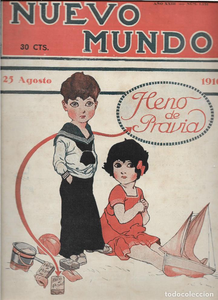Coleccionismo de Revistas y Peri&oacute;dicos: REVISTA - NUEVO MUNDO-- FECHA, 25 AGOSTO 1916., VER FOTOS