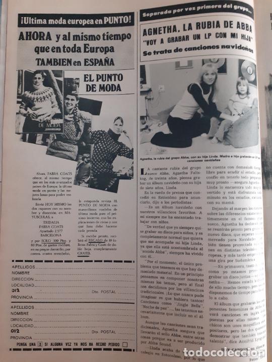 Coleccionismo de revistas y peri&oacute;dicos: agnetha abba con su hija recorte clipping spain 1980