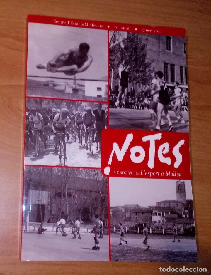 Collezionismo di Riviste e Giornali: NOTES (CENTRE D'ESTUDIS MOLLETANS), VOLUM 28, GENER 2013 - DOSIER: L'ESPORT A MOLLET DEL VALL&Egrave;S