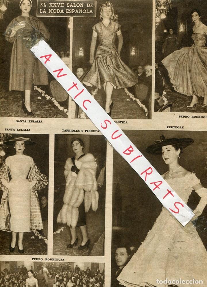 Coleccionismo de revistas y peri&oacute;dicos: REVISTA A&Ntilde;O 1954 MODA SANTA EULALIA ASUNCION BASTIDA PEDRO RODRIGUEZ PERTEGAZ TAPBIOLES PIRRETAS