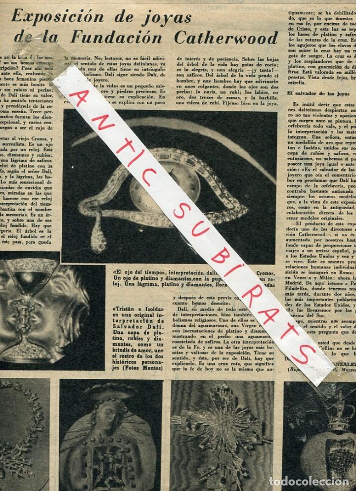 Collection Magazines and Newspapers: REVISTA A&Ntilde;O 1954 LAS JOYAS DE SALVADOR DALI EN LA FUNDACION CATHERWOOD