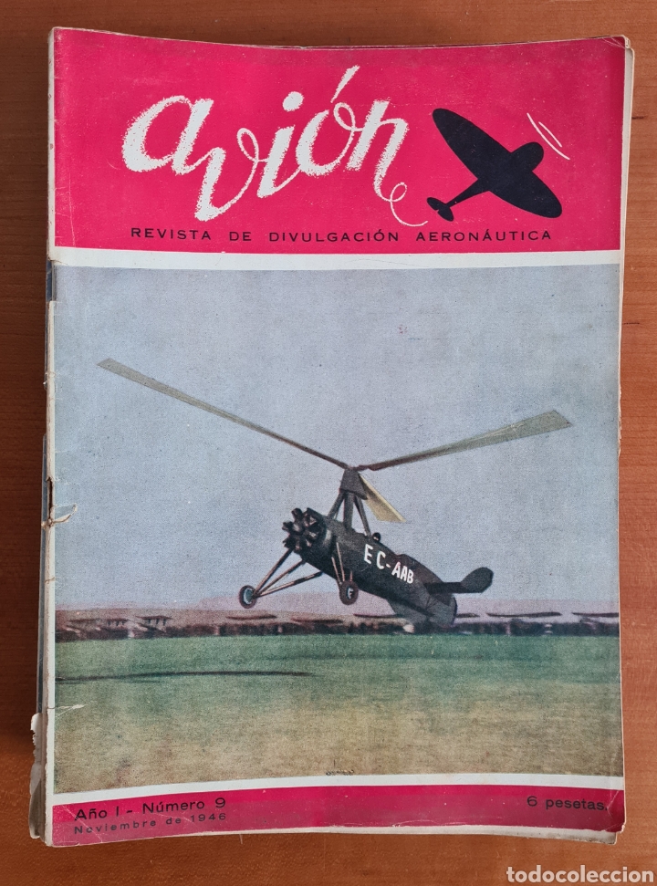 Coleccionismo de revistas y peri&oacute;dicos: 18 n&uacute;meros Avi&oacute;n Revista Divulgaci&oacute;n Aeron&aacute;utica - Real Aero Club de Espa&ntilde;a - Aviaci&oacute;n A&ntilde;os 40-50