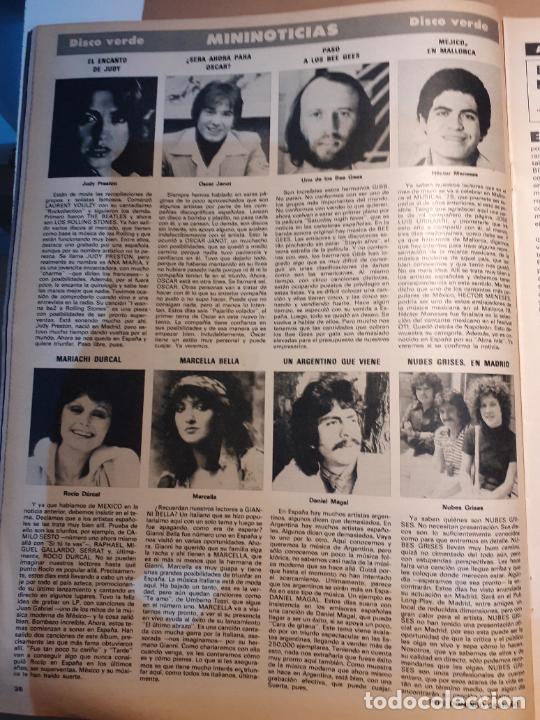 Coleccionismo de Revistas y Peri&oacute;dicos: OSCAR JANOT JUDY PRESTON BEE GEES HECTOR MENESES MARCELLA ROCIO DURCAL DANIEL MAGAL NUBES GRISES