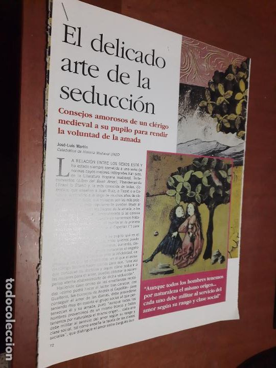 Coleccionismo de revistas y peri&oacute;dicos: CONSEJOS COMO LIGAR EN EDAD MEDIA. 8 P&Aacute;GINAS. ARTICULO EXTRAIDO DE UNA REVISTA. BUEN ESTADO.
