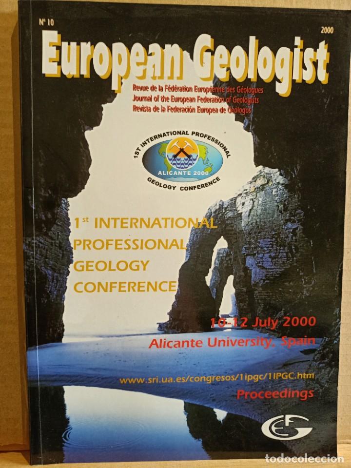 Coleccionismo de revistas y peri&oacute;dicos: EUROPEAN GEOLOGIST N&ordm; 10 2000