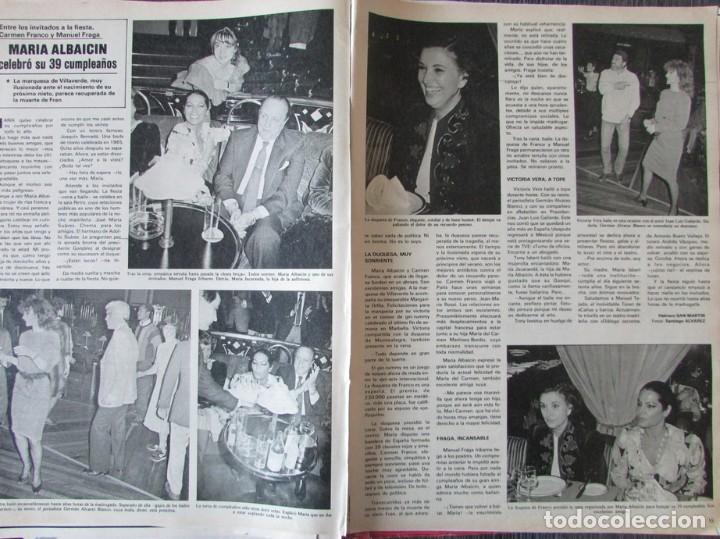 Coleccionismo de Revistas y Peri&oacute;dicos: RECORTE SEMANA N.&ordm; 2353 1985 MAR&Iacute;A ALBAIC&Iacute;N. MIGUEL BOS&Eacute;