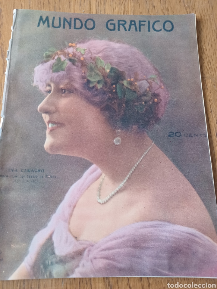 Colecionismo de Revistas e Jornais: REVISTA 1914. ACTUALIDAD DE BARCELONA - COGIDA DE MARTIN VAZQUEZ , MADRID - EIBAR ,TIPICAS DANZAS