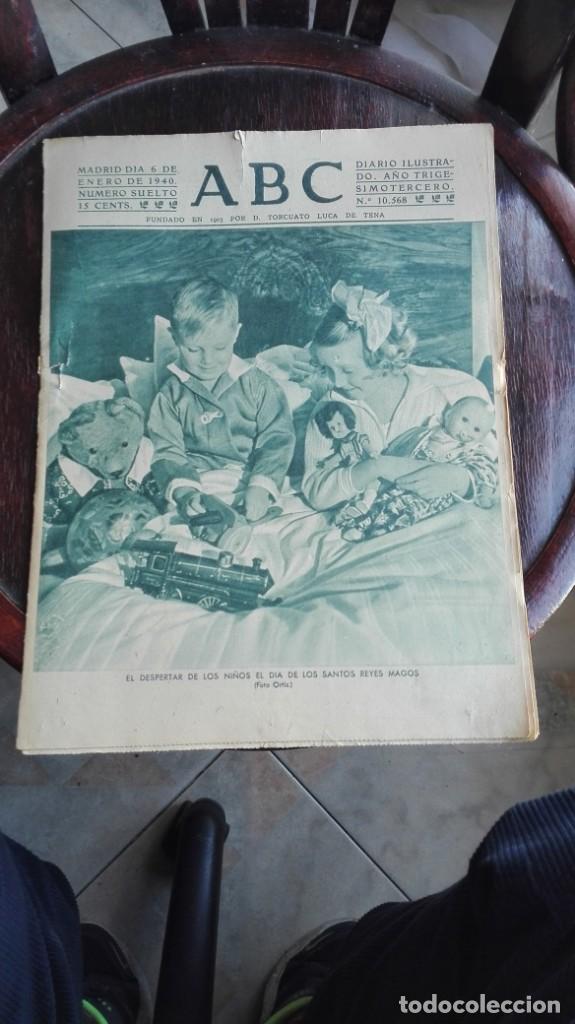 Coleccionismo de Revistas y Peri&oacute;dicos: ABC MADRID d&iacute;a 6 de enero de 1940 n&uacute;mero 10568