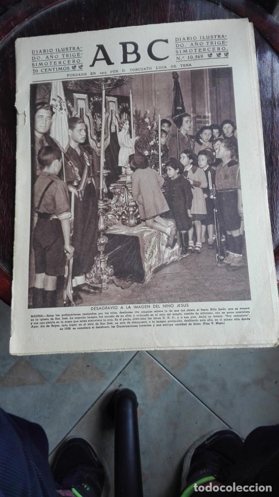 Coleccionismo de Revistas y Peri&oacute;dicos: ABC Madrid d&iacute;a 7 de enero de 1940 n&uacute;mero 10569
