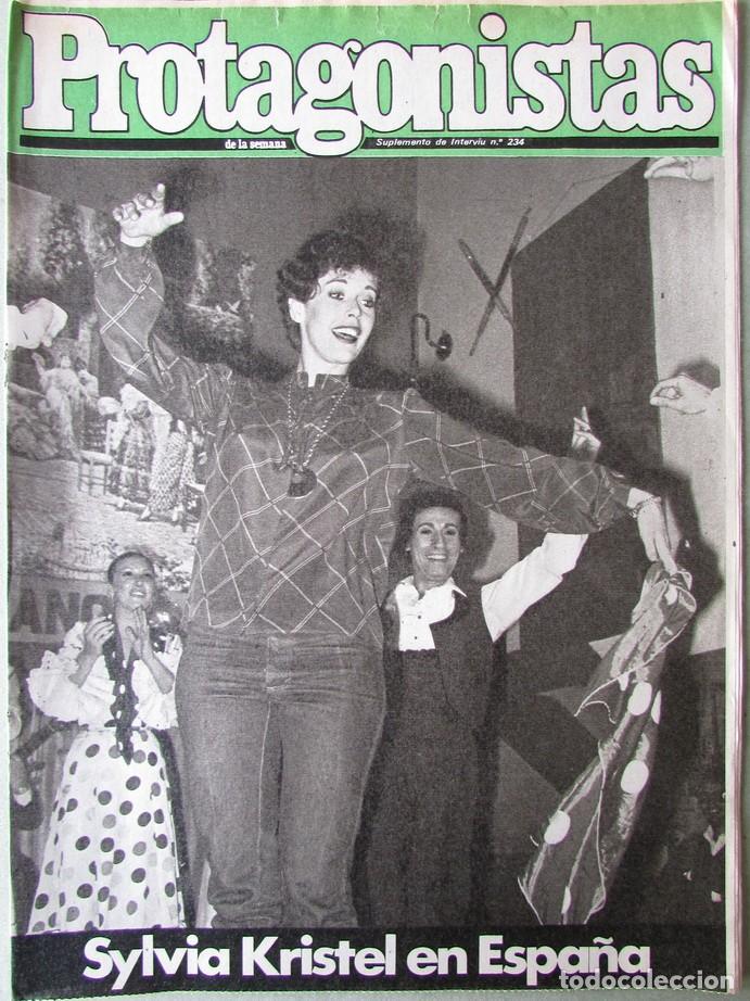 Coleccionismo de Revistas y Peri&oacute;dicos: REVISTA PROTAGONISTAS 234 SYLVIA KRISTEL, KEMPES, JOS&Eacute; SACRISTAN, ROCIO JURADO, &Aacute;NGEL PAVLOVSKY,