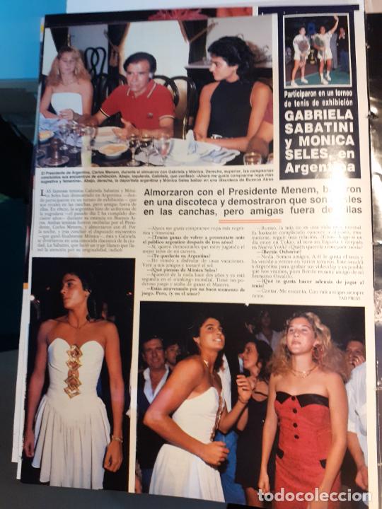 Coleccionismo de Revistas y Peri&oacute;dicos: gabriela sabatini monica seles carlos menem menen