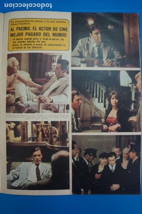 Coleccionismo de Revistas y Peri&oacute;dicos: RECORTE CLIPPING DE ROBERT REDFORD AL PACINO REVISTA SEMANA N&ordm; 1861 PAG. 55 Y 56 L32