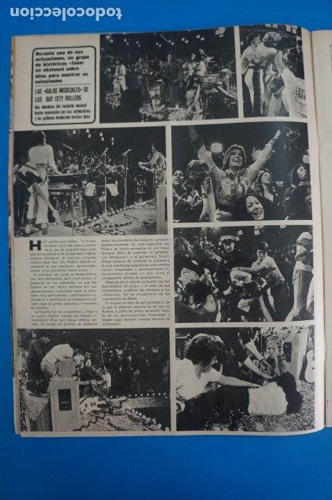 Coleccionismo de Revistas y Peri&oacute;dicos: RECORTE CLIPPING DE BAY CITY ROLLERS REVISTA SEMANA N&ordm; 1861 PAG. 28 L32