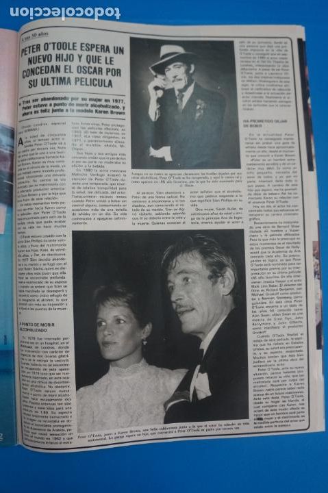Coleccionismo de Revistas y Peri&oacute;dicos: RECORTE CLIPPING DE PETER O&acute;TOOLE KAREN BROWN REVISTA SEMANA N&ordm; 2248 PAG. 101 L32