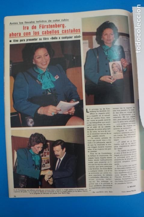 Coleccionismo de Revistas y Peri&oacute;dicos: RECORTE CLIPPING DE IRA DE F&Uuml;RSTENBERG REVISTA SEMANA N&ordm; 2248 PAG. 96 L32