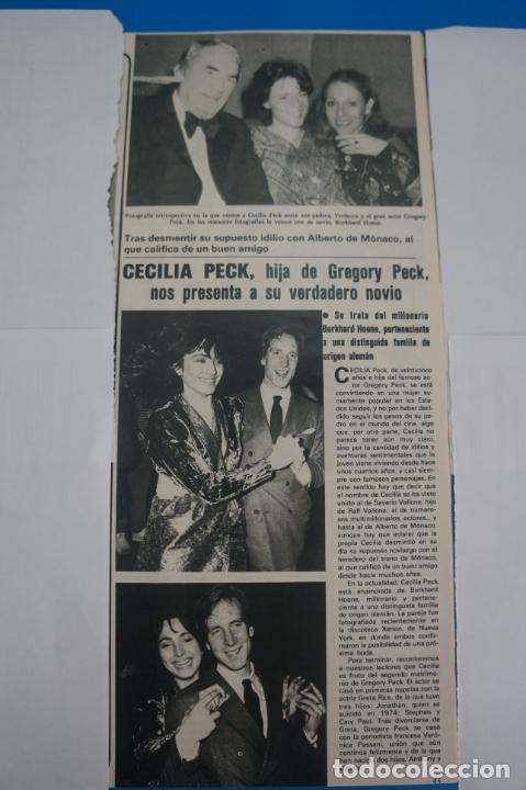 Coleccionismo de Revistas y Peri&oacute;dicos: RECORTE CLIPPING DE CECILIA PECK REVISTA SEMANA N&ordm; 2248 PAG. 45 L32