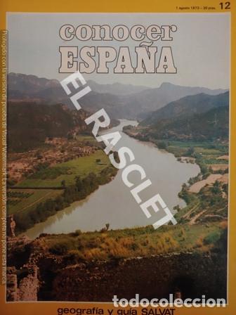 Collezionismo di Riviste e Giornali: CONOCER ESPA&Ntilde;A - FASCICULO N&ordm; 12 - AGOSTO 1973