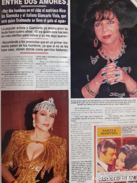 Coleccionismo de revistas y peri&oacute;dicos: sara montiel
