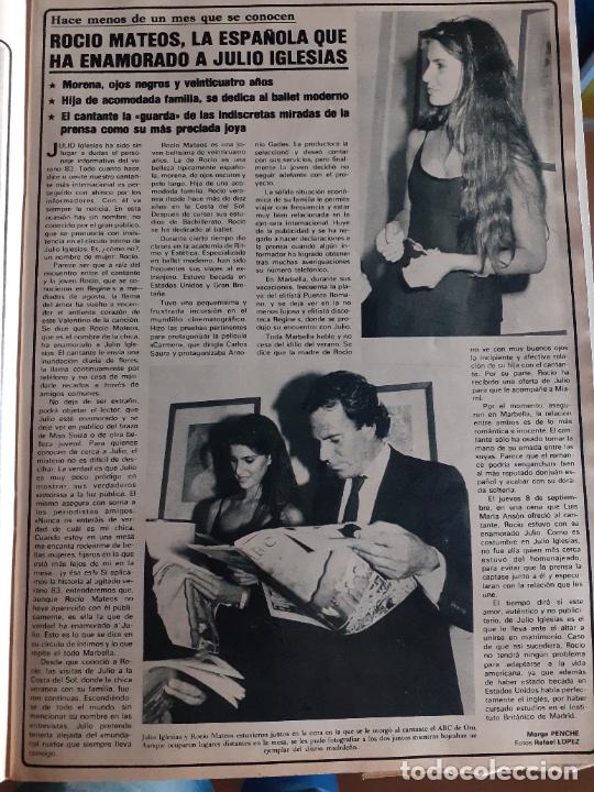 Coleccionismo de Revistas y Peri&oacute;dicos: rocio mateos julio iglesias