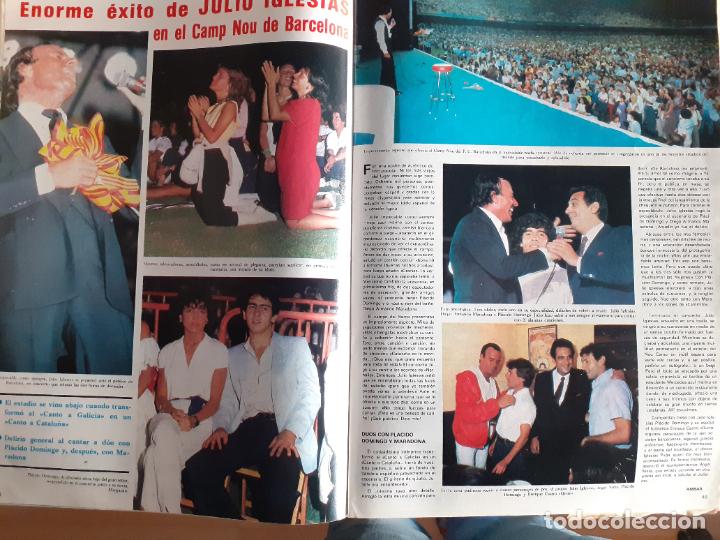 Coleccionismo de Revistas y Peri&oacute;dicos: julio iglesias en el camp nou