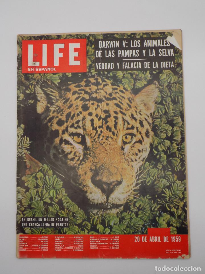 Collection Magazines and Newspapers: LIFE EN ESPA&Ntilde;OL 20 DE ABRIL DE 1959