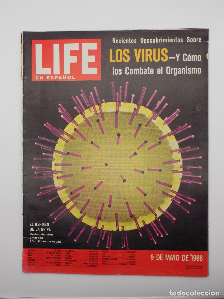 Collezionismo di Riviste e Giornali: LIFE EN ESPA&Ntilde;OL 9 DE MAYO DE 1966
