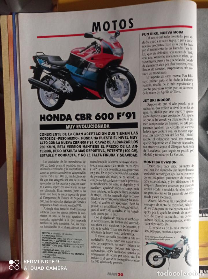 Coleccionismo de revistas y peri&oacute;dicos: HONDA CBR 600 F91