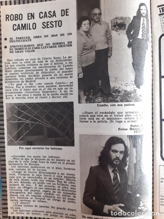 Coleccionismo de revistas y peri&oacute;dicos: camilo sesto