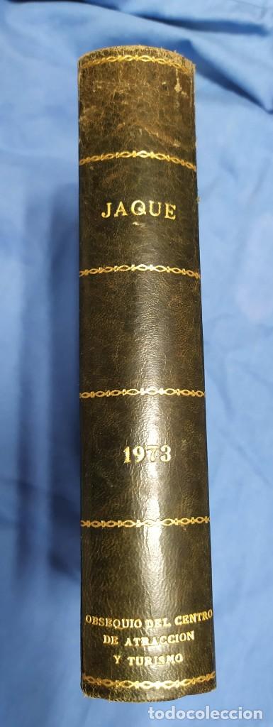 Coleccionismo de revistas y peri&oacute;dicos: Revista Jaque encuadernada a&ntilde;o 1973 completo. Ajedrez