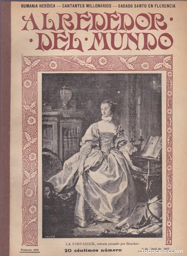 Coleccionismo de Revistas y Peri&oacute;dicos: Revista Alrededor del Mundo &ndash; 1907 * RUMAN&Iacute;A * FLORENCIA *AMBAR *