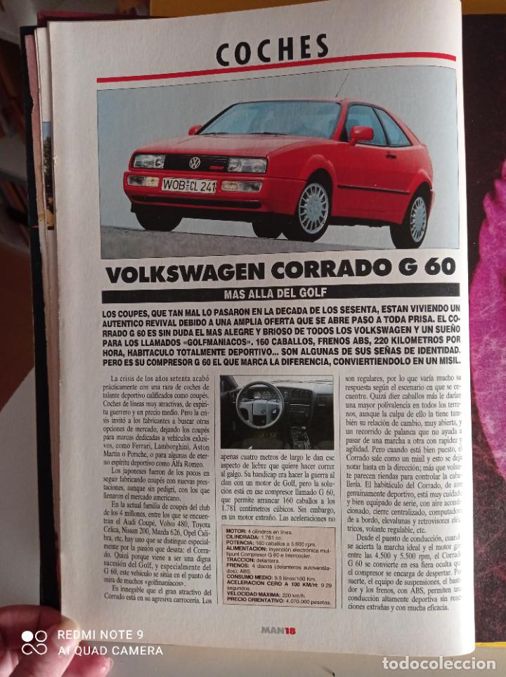 Coleccionismo de Revistas y Peri&oacute;dicos: VOLKSWAGEN CORRADO G 60
