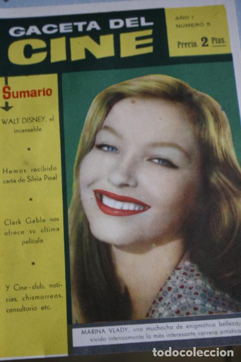 Collectionnisme de Revues et Journaux: GACETA DEL CINE MARINA VLADY BELINDA LEE ROBERT WAGNER 1960 15 X 20 CMS