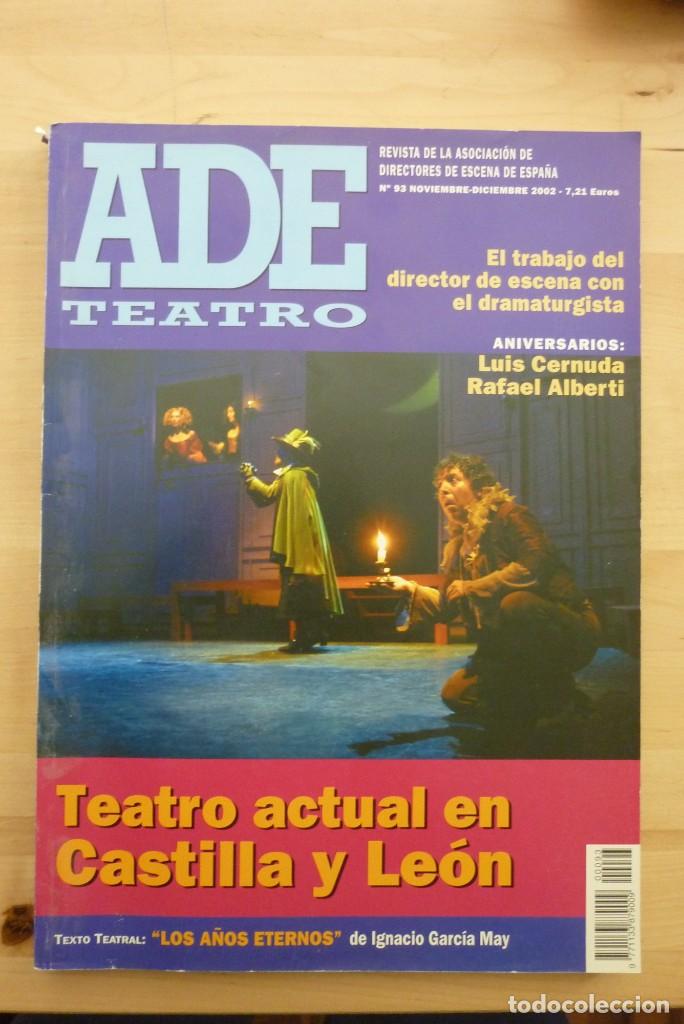 Coleccionismo de Revistas y Peri&oacute;dicos: ADE Teatro Revista de Asociaci&oacute;n de Directores de Escena de Espa&ntilde;a N&ordm; 93 Noviembre-Diciembre 2002