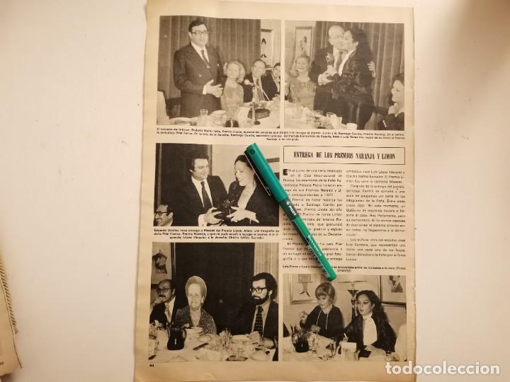 Coleccionismo de Revistas y Peri&oacute;dicos: MASSIEL, LOLA FLORES Y LAURA VALENZUELA, CHICHO IB&Aacute;&Ntilde;EZ SERRADOR RECORTE REVISTA 1978