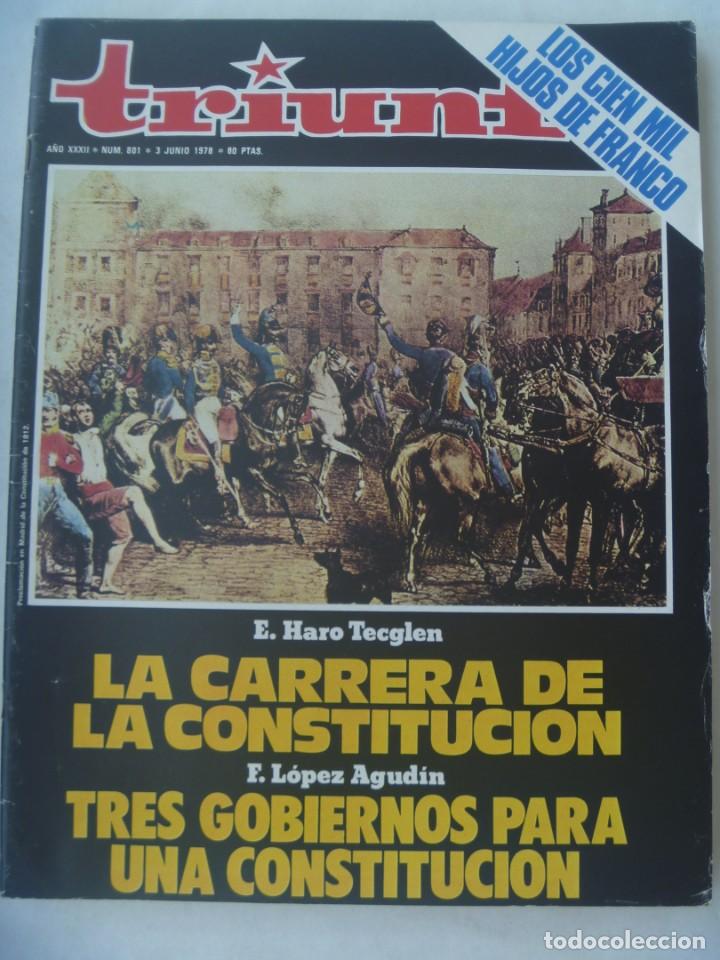 Collection Magazines and Newspapers: TRIUNFO , N&ordm; 801, 3 JUNIO 1978: LA CARRERA DE LA CONSTICION, ETC. LOS CIEN MIL HIJOS DE SAN LUIS ...