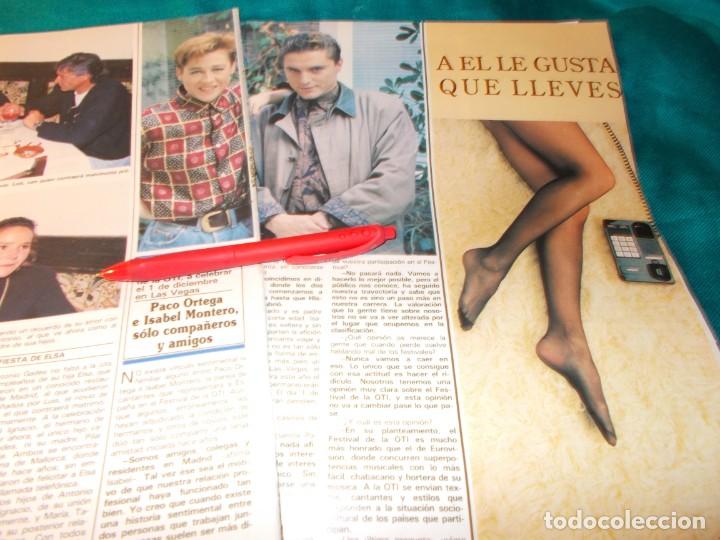 Sammeln von Zeitschriften und Zeitungen: RECORTE : ISABEL MONTERO Y PACO ORTEGA, EN EL FESTIVAL DE LA OTI. SEMANA, DCMBRE 1990(#)