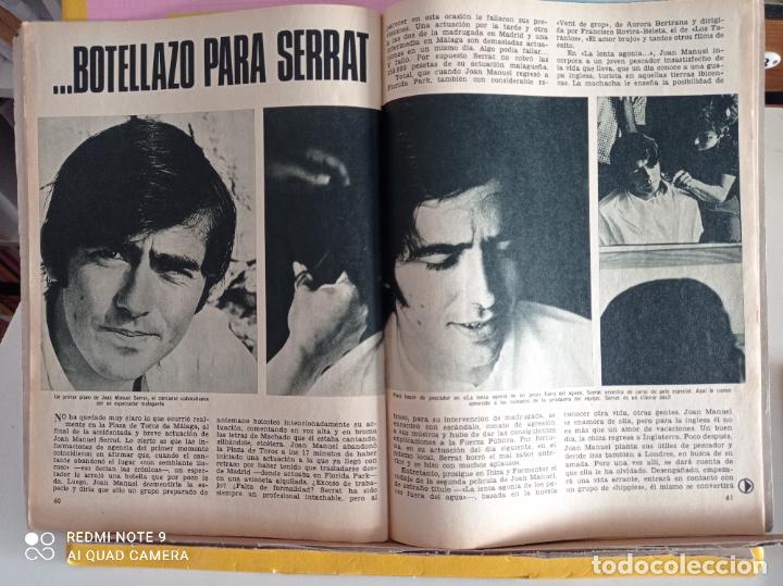 Collection Magazines and Newspapers: francisco rovira beleta linda cole botellazo a joan manuel serrat segunda pelicula La larga agon&iacute;a