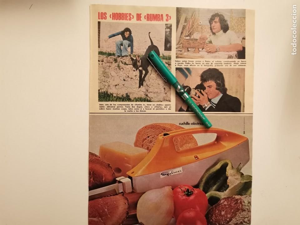 Coleccionismo de revistas y peri&oacute;dicos: GRUPO RUMBA 3 REVERSO ANUNCIO HEIDI MARCO RECORTE REVISTA 1975