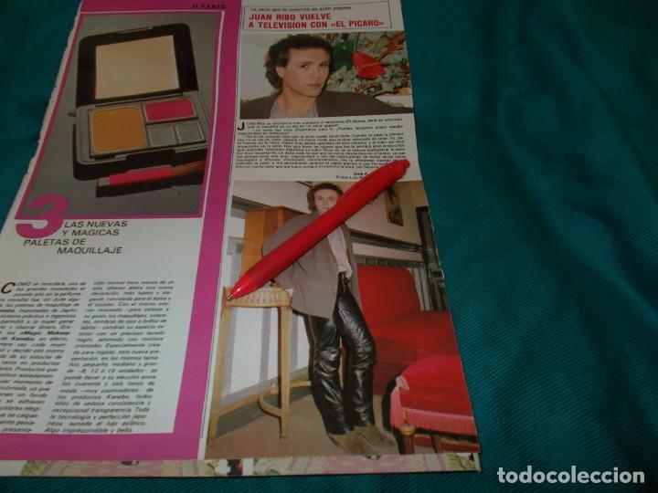 Sammeln von Zeitschriften und Zeitungen: RECORTE : JUAN RIB&Oacute;, VUELVE A TELEVISION. SEMANA, MARZO 1985(#)