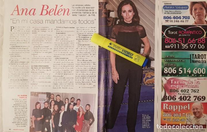 Coleccionismo de Revistas y Peri&oacute;dicos: Reportaje Ana Bel&eacute;n. Revista D&iacute;ez Minutos 06/12/2017
