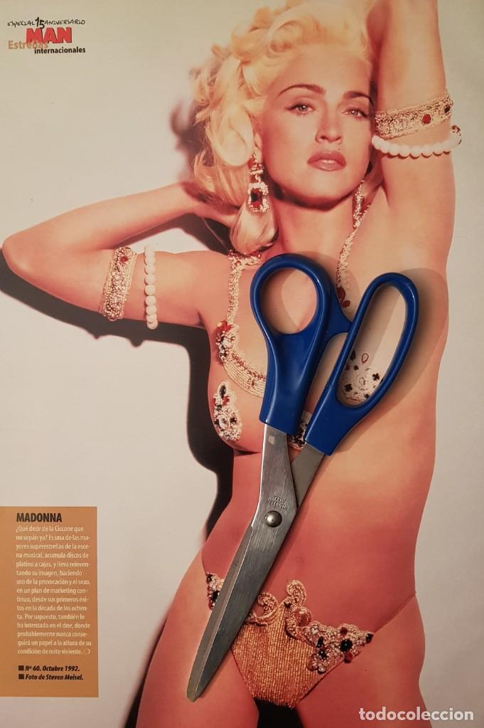 Coleccionismo de Revistas y Peri&oacute;dicos: Madonna. P&aacute;gina revista MAN.