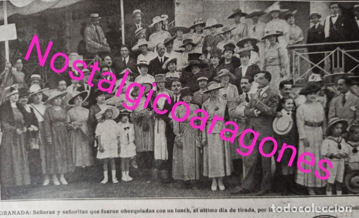 Collection Magazines and Newspapers: Granada se&ntilde;oras, se&ntilde;oritas, se&ntilde;oretes lunch tiro pichon 1917 fotograf&iacute;a revista