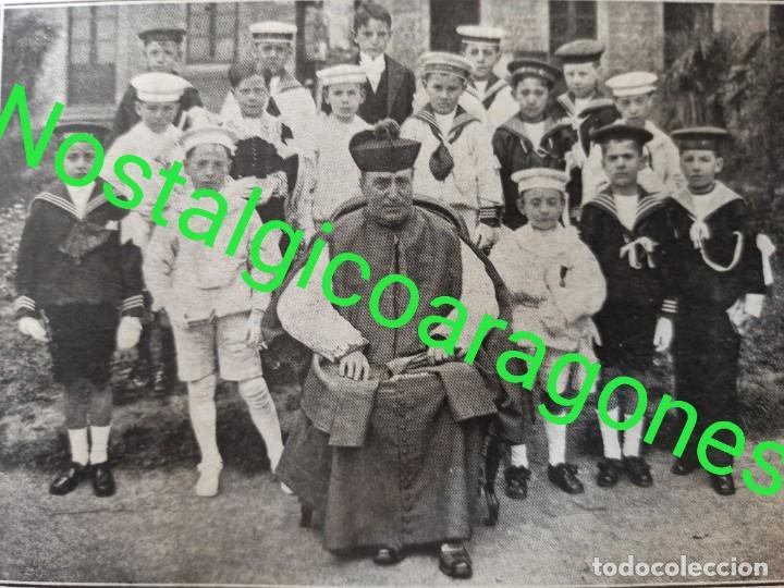 Collection Magazines and Newspapers: Vitoria colegio Santa Mar&iacute;a Primera Comuni&oacute;n Monse&ntilde;or Z&aacute;rate 1917 fotograf&iacute;a revista