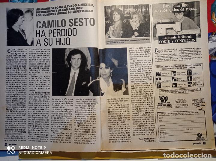 Coleccionismo de revistas y peri&oacute;dicos: camilo sesto