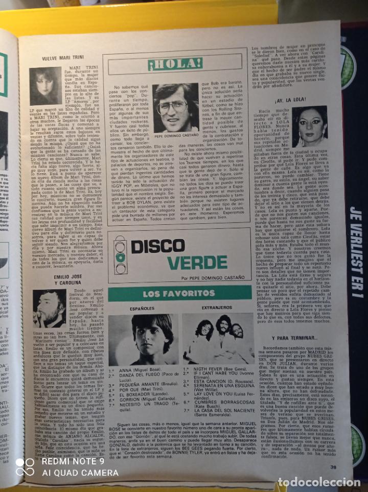 Coleccionismo de Revistas y Peri&oacute;dicos: bee gees miguel bose emilio jose lola flores mari trini