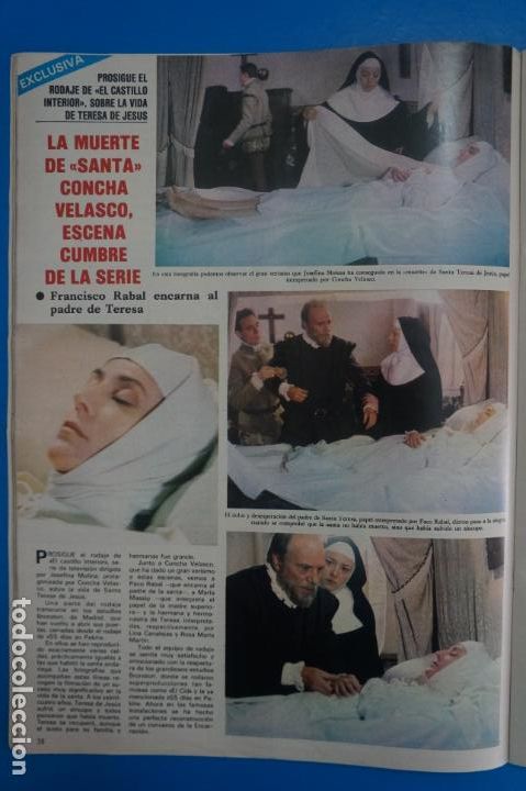 Coleccionismo de Revistas y Peri&oacute;dicos: RECORTE CLIPPING DE CONCHA VELASCO REVISTA SEMANA N&ordm; 2239 PAG. 38 L35
