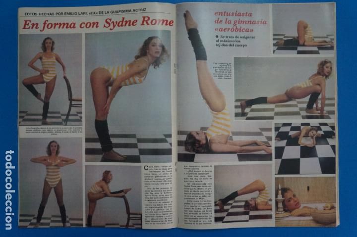 Coleccionismo de Revistas y Peri&oacute;dicos: RECORTE CLIPPING DE SYDNE ROME REVISTA SEMANA N&ordm; 2239 PAG. 48 Y 49 L35